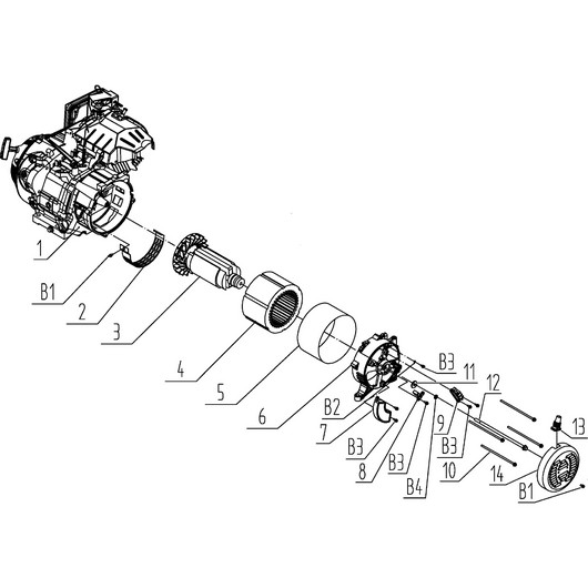 Ротор, статор и АВР Champion GG6500